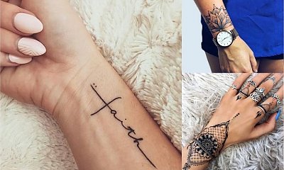 Tatuaż w okolicy nadgarstka - 25 pomysłów na dziewczęcy tatuaż