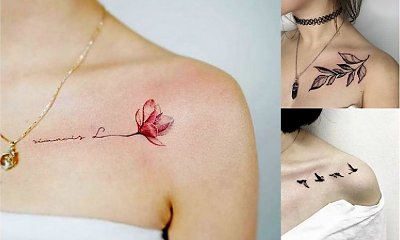Tatuaże na obojczyk - galeria najlepszych propozycji z sieci