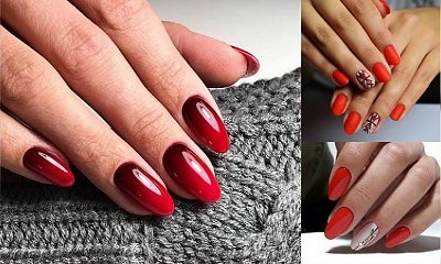 25 pomysłów na czerwony manicure - galeria stylowych zdobień
