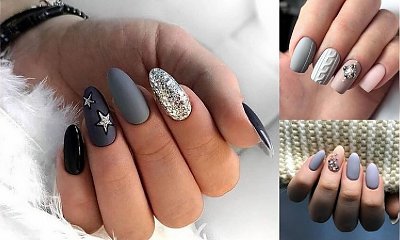 Szary manicure - 20 ciekawych i modnych stylizacji