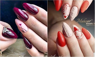 Manicure na walentynki - najpiękniejsze wzory paznokci na Dzień Zakochanych