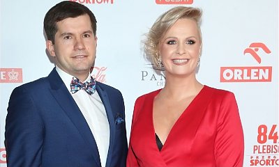 Gala Mistrzów Sportu: Otylia Jędrzejczak w czerwonym garniturze. Internauci apelują: Zmień stylistę!