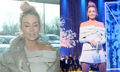Małgorzata Rozenek-Majdan promuje "Projekt Lady" w sexy jeansowych kozakach i mini! Fani: Myślałam, że to Doda