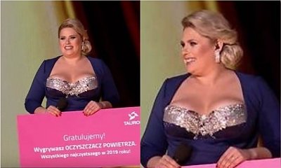 PIERSI Elżbiety Romanowskiej były hitem na Sylwestrze w Polsacie! Zaliczyła wpadkę!