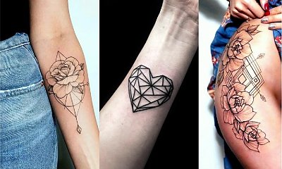 Geometryczne tatuaże - 18 wzorów, w których się zakochasz!