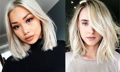 Półdługie fryzury dla blondynek - 18 niezwykłych propozycji