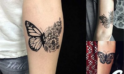 Tatuaż motyl - 25 wyjątkowych wzorów dla dziewczyn