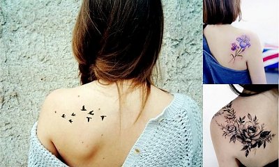 Tatuaż na łopatce - 16 dziewczęcych i niebanalnych wzorów