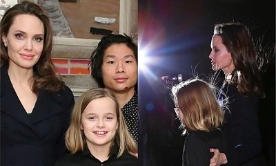 Angelina Jolie z dziećmi na premierze filmu! Piękna gromadka, lecz mama nie wygląda na szczęśliwą...