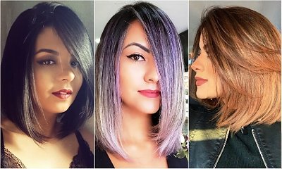 Fryzury średnie 2019 - nowe trendy dla włosów do ramion