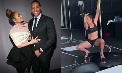 Jennifer Lopez tańczy na rurze dla swojego chłopaka! W tych zdjęciach jest OGIEŃ!