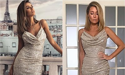 Rozenek w sukience reklamowanej przez Siwiec. Fanki: "Za krótka, opięta. Jak z Tańca z gwiazdami"