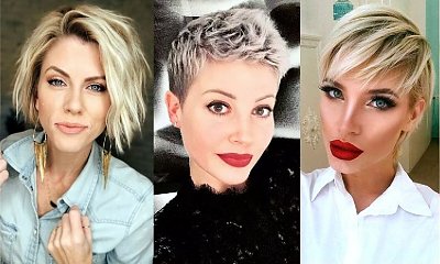 Krótkie fryzury dla kobiet o jasnych włosach - wiosenna galeria