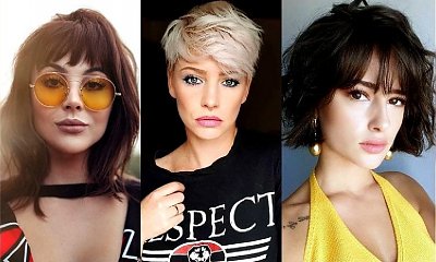 Krótkie i półkrótkie fryzury z grzywką - wiosenna galeria stylowych cięć
