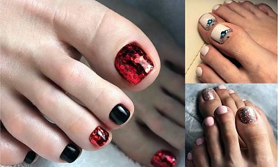 Elegancki pedicure - 25 unikatowych pomysłów z sieci