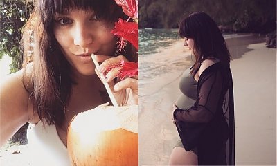 Ewa Farna w zaawansowanej ciąży i TOPLESS pluska się w wodzie. "Lubię siebie", deklaruje