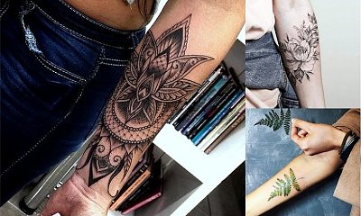 Tatuaż na przedramię - galeria ultrakobiecych wzorów