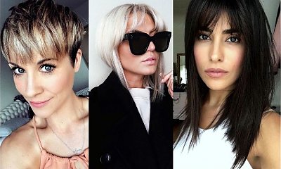 Fryzury z grzywką różnej długości - najpiękniejsze cięcia z sieci