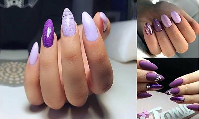 Fioletowy manicure ponownie na topie - 15 niebanalnych stylizacji