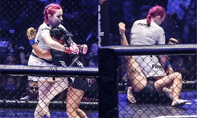 Marta Linkiewicz wygrała z Esmeraldą Godlewską w Fame MMA! "To było jak ubijanie wielkiego kotleta"