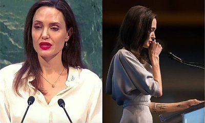 Woskowa cera i przerażająco wychudzone nogi - tak Angelina Jolie poszła walczyć o pokój na świecie. Te zdjęcia przerażają...