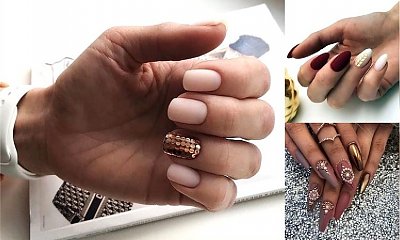 20 stylowych propozycji na manicure ze złotymi zdobieniami [GALERIA]