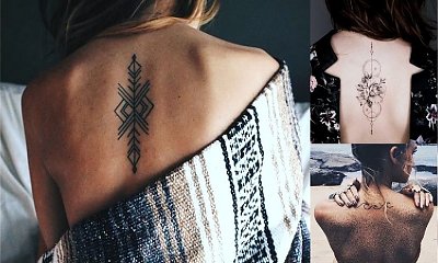 Magiczne tatuaże na plecy - 21 pięknych i zmysłowych wzorów dla kobiet