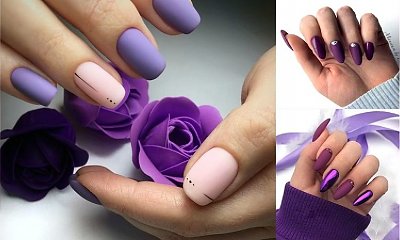 Fioletowy manicure - 21 wiosennych zdobień, które robią wrażenie