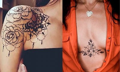 Tatuaże na ramieniu i dekolcie - galeria najpiękniejszych wzorów