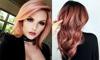 Rose gold - piękna i charyzmatyczna koloryzacja włosów