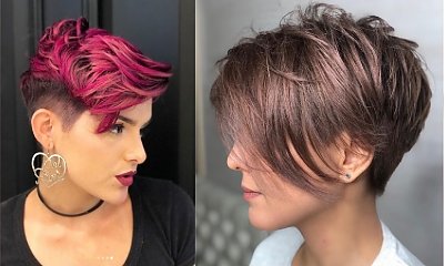 Krótkie fryzury z grzywką. 25 pomysłów na nowoczesne i ultra kobiece pixie cut!