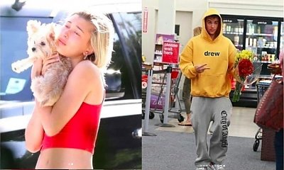Zapłakana Hailey Bieber tuli psa, a Justin pędzi do marketu po kwiaty. "Wszystko przez Selenę", piszą fani