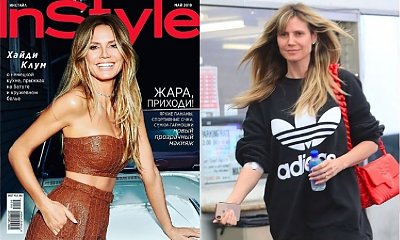 Heidi Klum na sportowo i bez makijażu poszła promować szczepienia. Komentarze internautów są BEZLITOSNE...