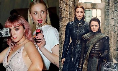 Sansa i Arya na czerwonym dywanie! Zobaczcie, jak wyglądały bohaterki "Gry o tron" w dniu premiery ostatniego sezonu!