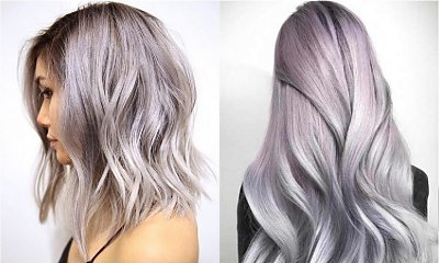 Lavender gray - nowy modny kolor włosów na wiosnę [trendy wiosna-lato 2019]