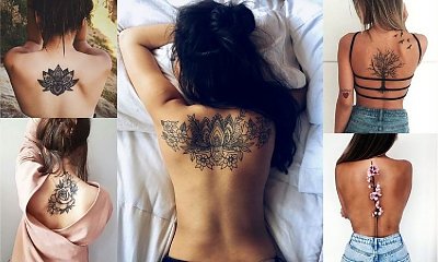 Magiczne tatuaże na plecy - piękne i zmysłowe wzory dla dziewczyn