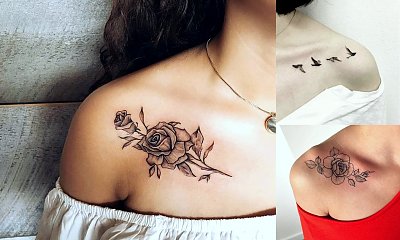 Tatuaż na obojczyk - najciekawsze i ultrakobiece wzory z sieci