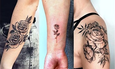 Tatuaż róża - 25 kobiecych i ultraciekawych wzorów