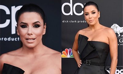 Eva Longoria przeraziła fanów tą kreacją: "majty na wierzchu, cyc się wylewa i plastikowe buty... Evka, ogarnij się!".