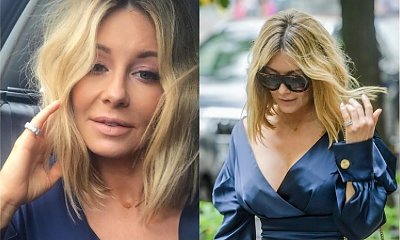 Gosia Rozenek przyszła do śniadaniówki jak na imprezę. Odsłonięty biust wprawił widzów w zakłopotanie... PRZESADZIŁA?