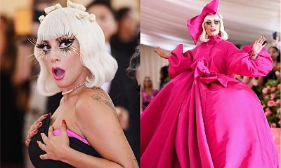Lady Gaga znów szokuje! Na MET Galę przyszła w czterech kreacjach na raz, a potem zrobiła STRIPTIZ!