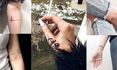 Małe tatuaże - 40 subtelnych i dziewczęcych wzorów
