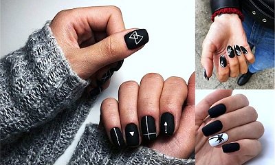 Czarno-biały manicure - 20 nowoczesnych odsłon