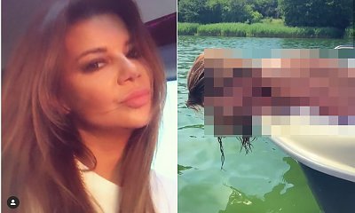 Edyta Górniak pozuje TOPLESS na łódce – jak diwa. Fani drwią: „Nie straciłaś przytomności od słońca”?