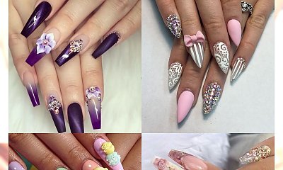 Manicure 3D - 30 wzorów paznokci w trójwymiarowym wydaniu. Tego jeszcze nie widzieliście!