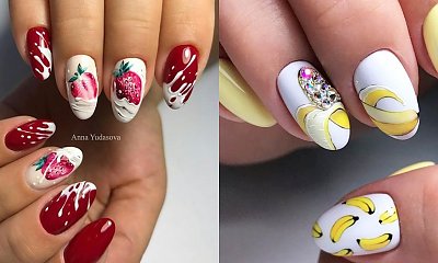 Manicure na lato 2019 - letnie paznokcie z owocami w roli głównej. Te wzory skradną Twoje serce!