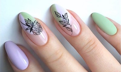 Hit w letnim manicure 2019: nude z kwiatami i nowy french. Te wzory podbijają Instagram!