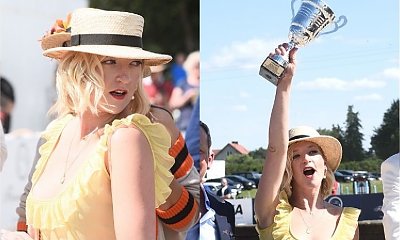 Lara Gessler w tej sukience wygrała zawody powożenia bryczką! Magda Gessler była z niej dumna: Brawo kochanie