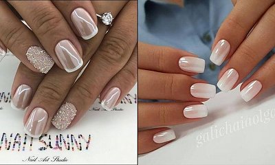 White manicure - 20 pomysłów na eleganckie, białe paznokcie