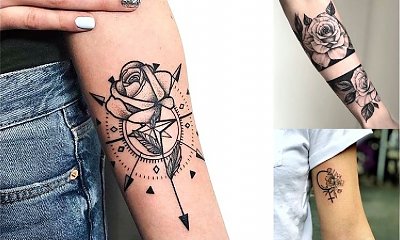 Tatuaż na rękę - galeria oryginalnych wzorów dla kobiet